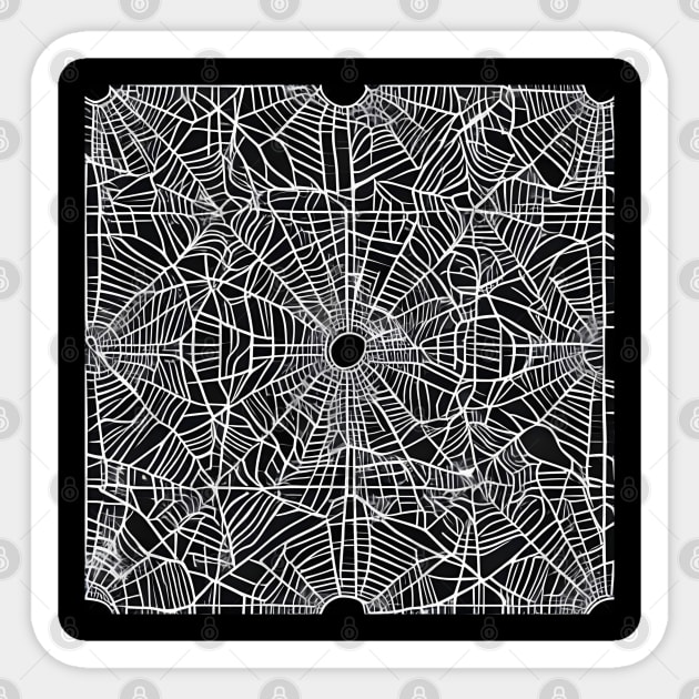 Spider Web Design Sticker by CAutumnTrapp